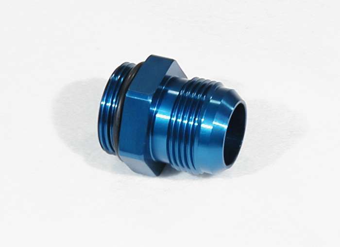 Meziere WP12100B Blue 12AN O-Ring to 1 Radiator Hose Fitting 