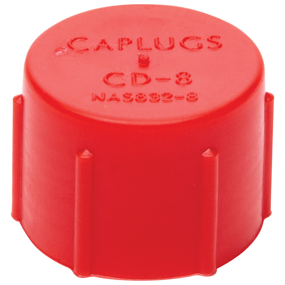 Pack of 20 Allstar ALL50801 Red Plastic Fitting Cap for 3AN and 3/8-24 Thread 