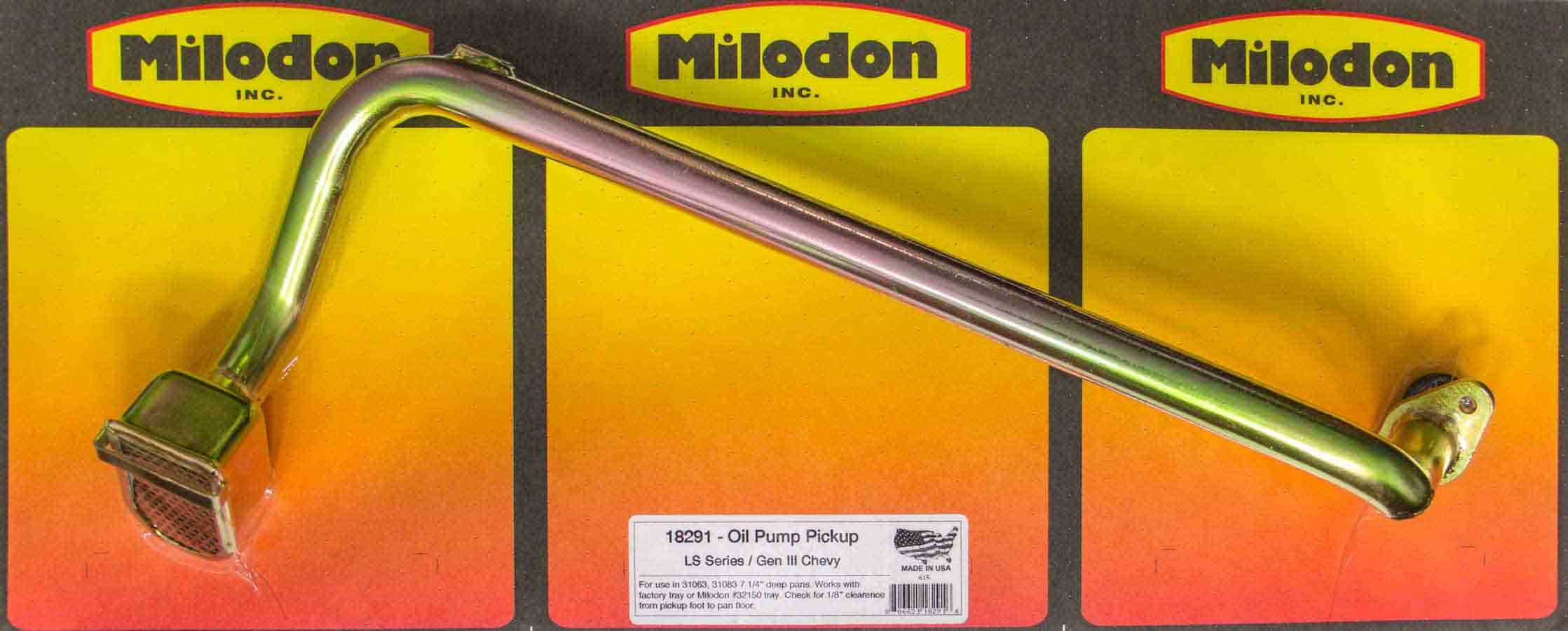 Milodon 18456 Oil Pump Pick-Up Tube 