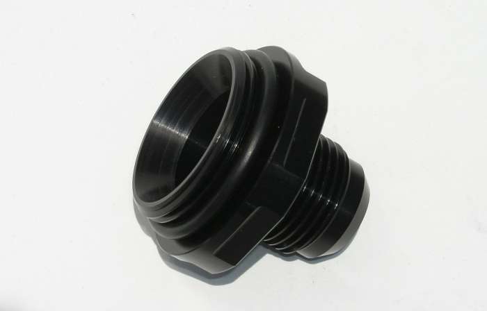 Meziere WN0033S Black Water Neck Fitting for 1.75 Hose 